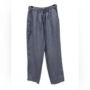 Fedeli 100% linen Men's Gray Pants Size:XL